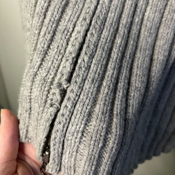 Vintage Banana Republic Lambswool Cashmere Full Zip Sweater - Picture 5 of 11